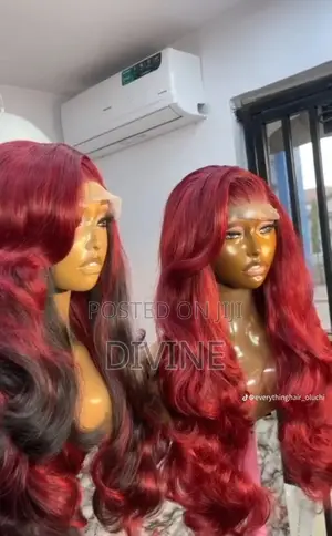 Wavy Hair 26 Inches Burgundy