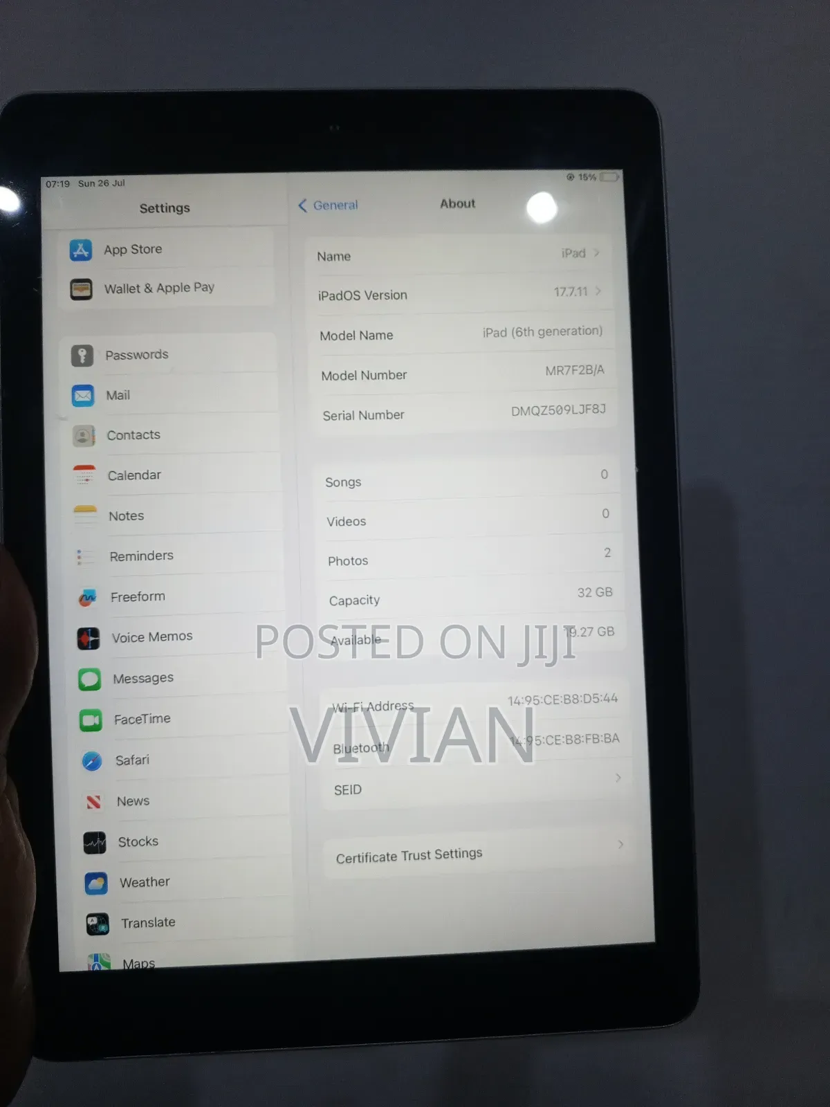 Apple iPad 9.7 32 GB Silver