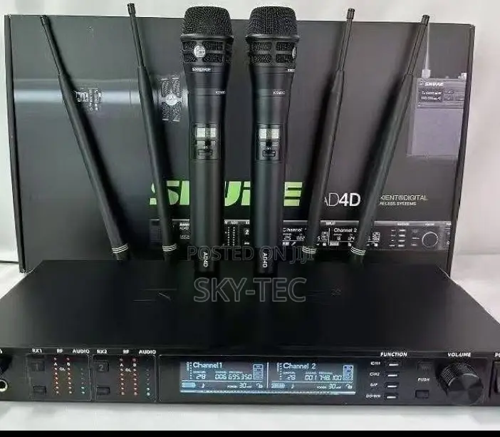 Original Shure Model-Ad4d Wireless Microphone Frequency Change