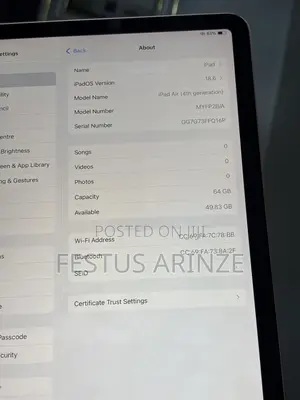 Apple iPad Air (2022) 64 GB
