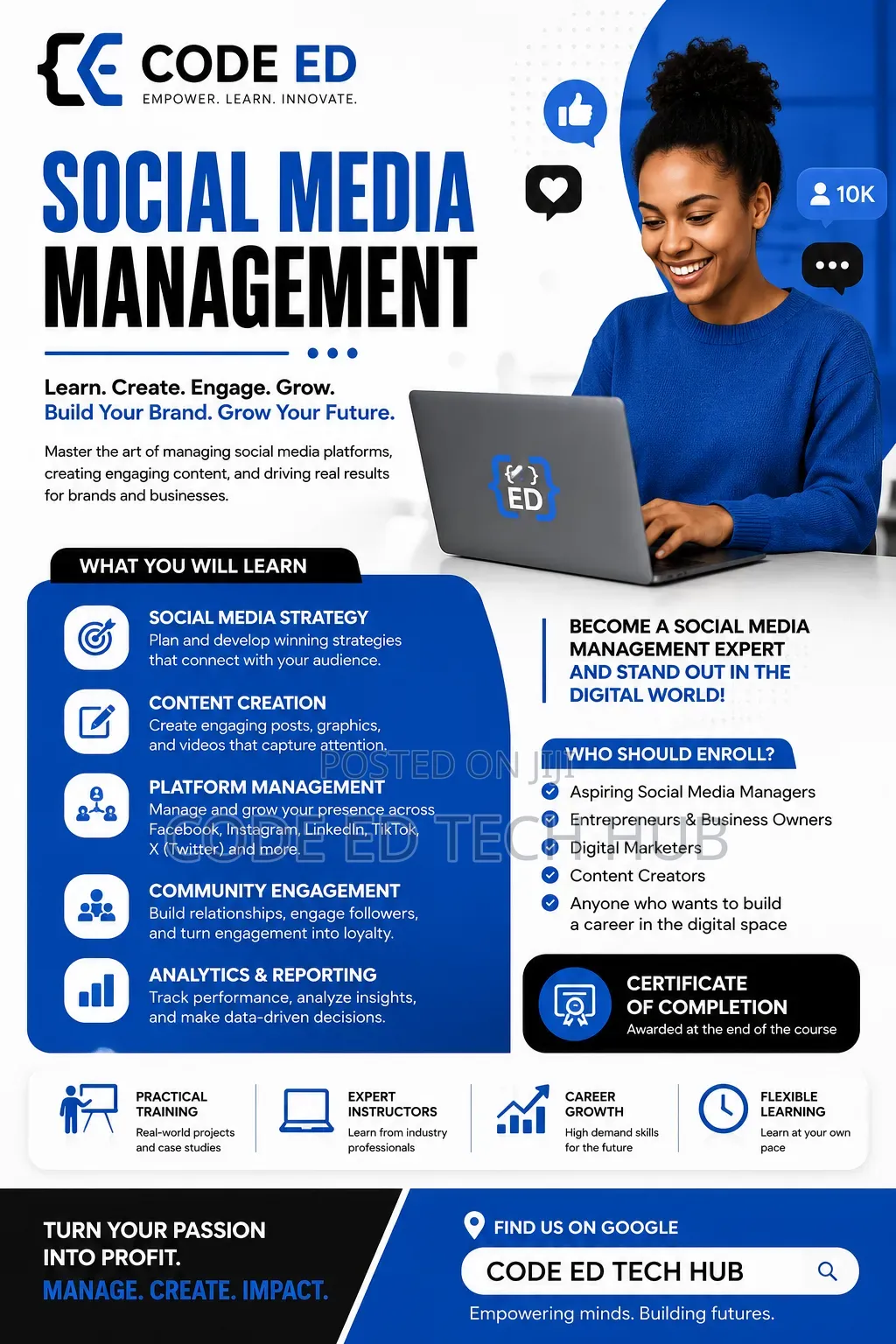 Certificate in Social Media Management
