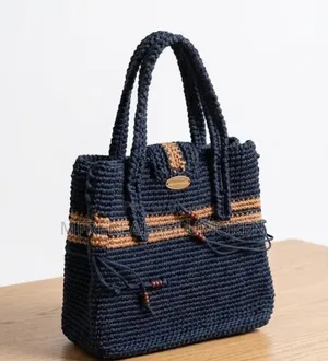 Handmade CrochetTote Top-Handle Bag