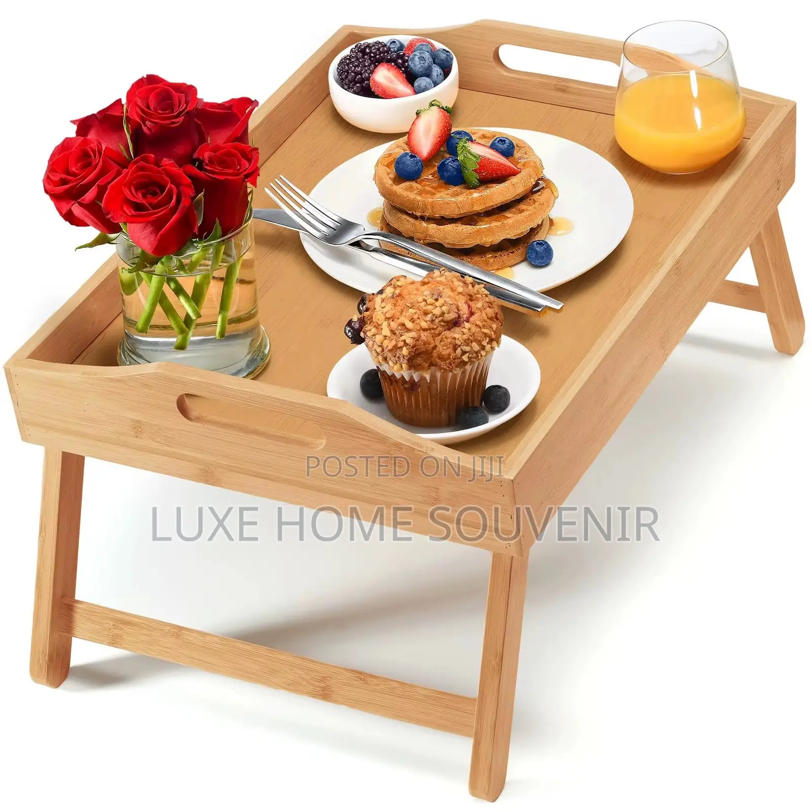 Foldable Bamboo Tray