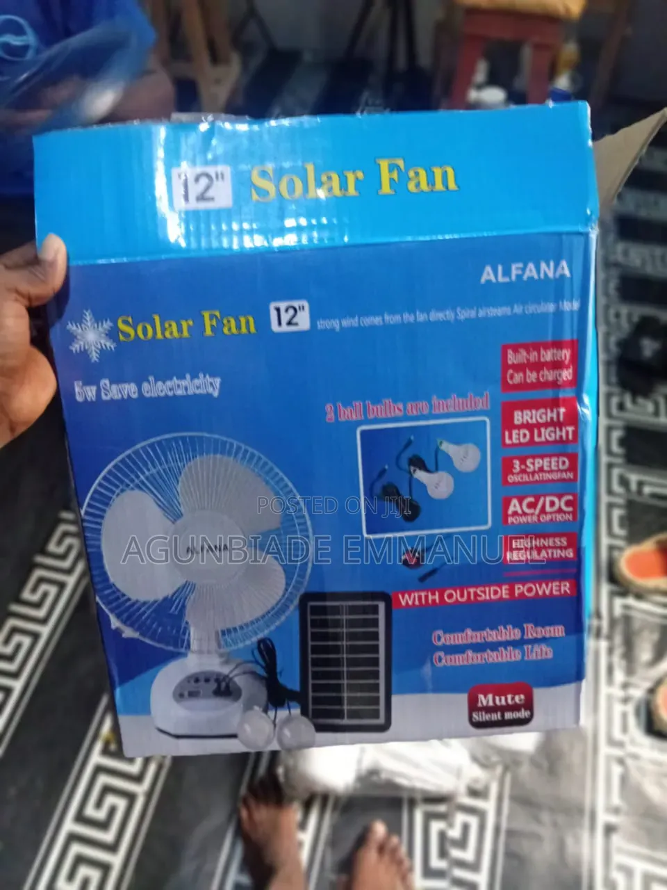 12 Inches Table Fan