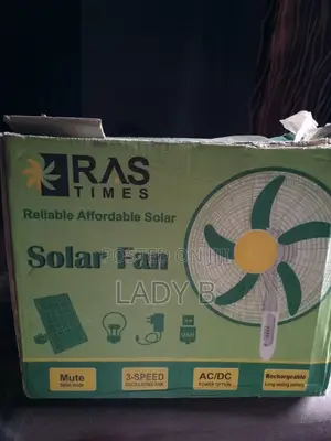Solar Table Fan