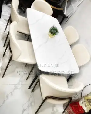 6 Seater Modern Marble Dining