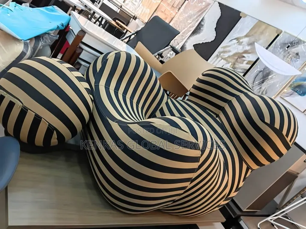 Modern Designer Lounge Chair With Ottoman