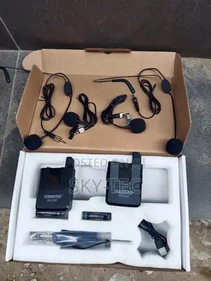 Shure 2-Lapel 2-Pilot-Overhead Wireless Microphone With Receiver