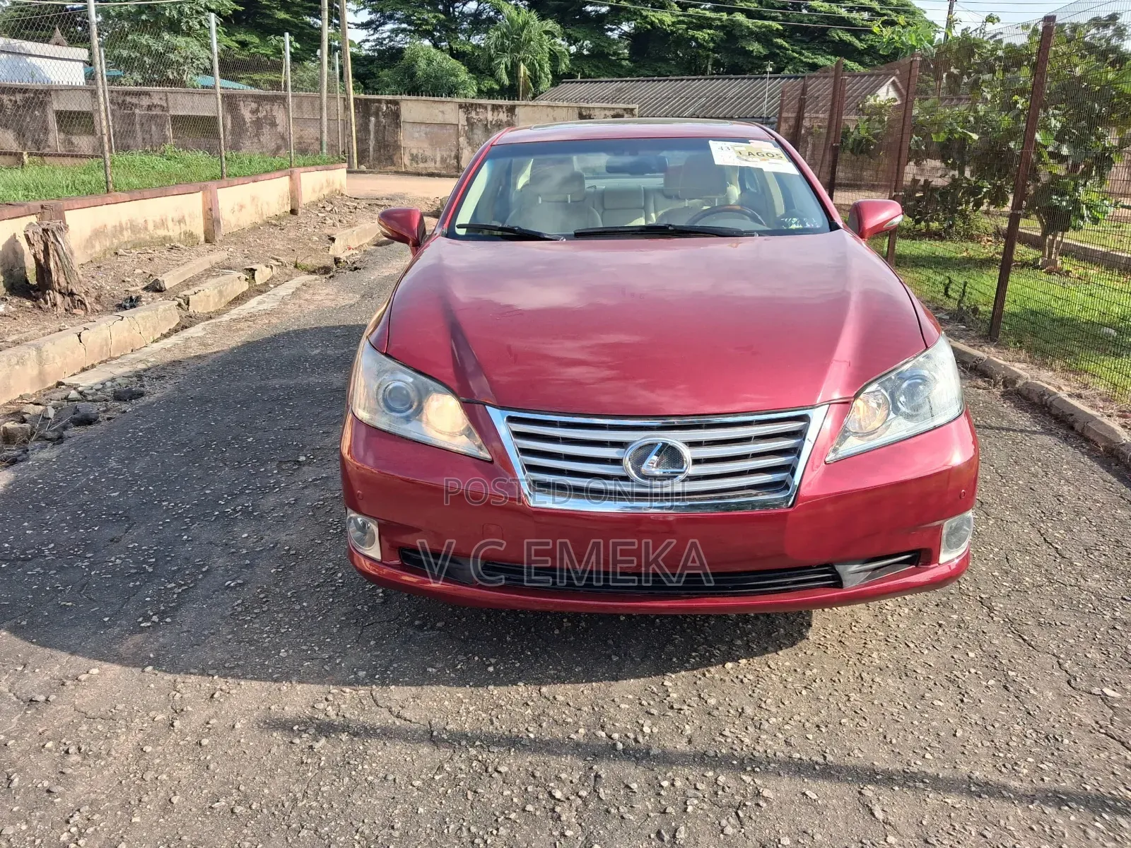 Lexus ES 2012 Red