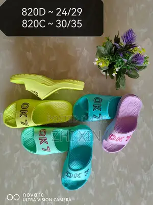ZHIXIN OK7 820C 820D Non-Slip Kids Slippers Factory Direct Wholesale