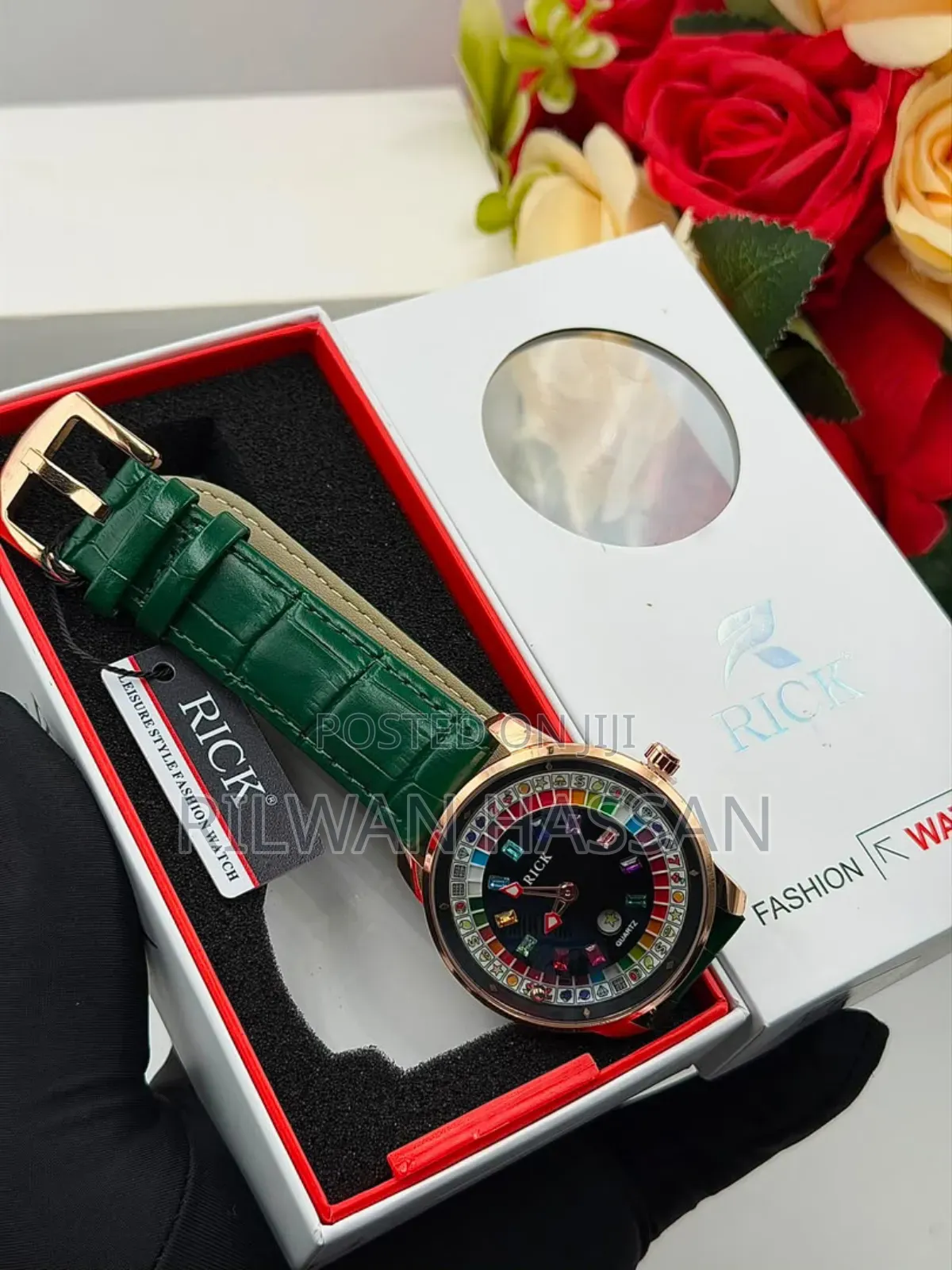 Rick Genuine Leather Wrist Watch