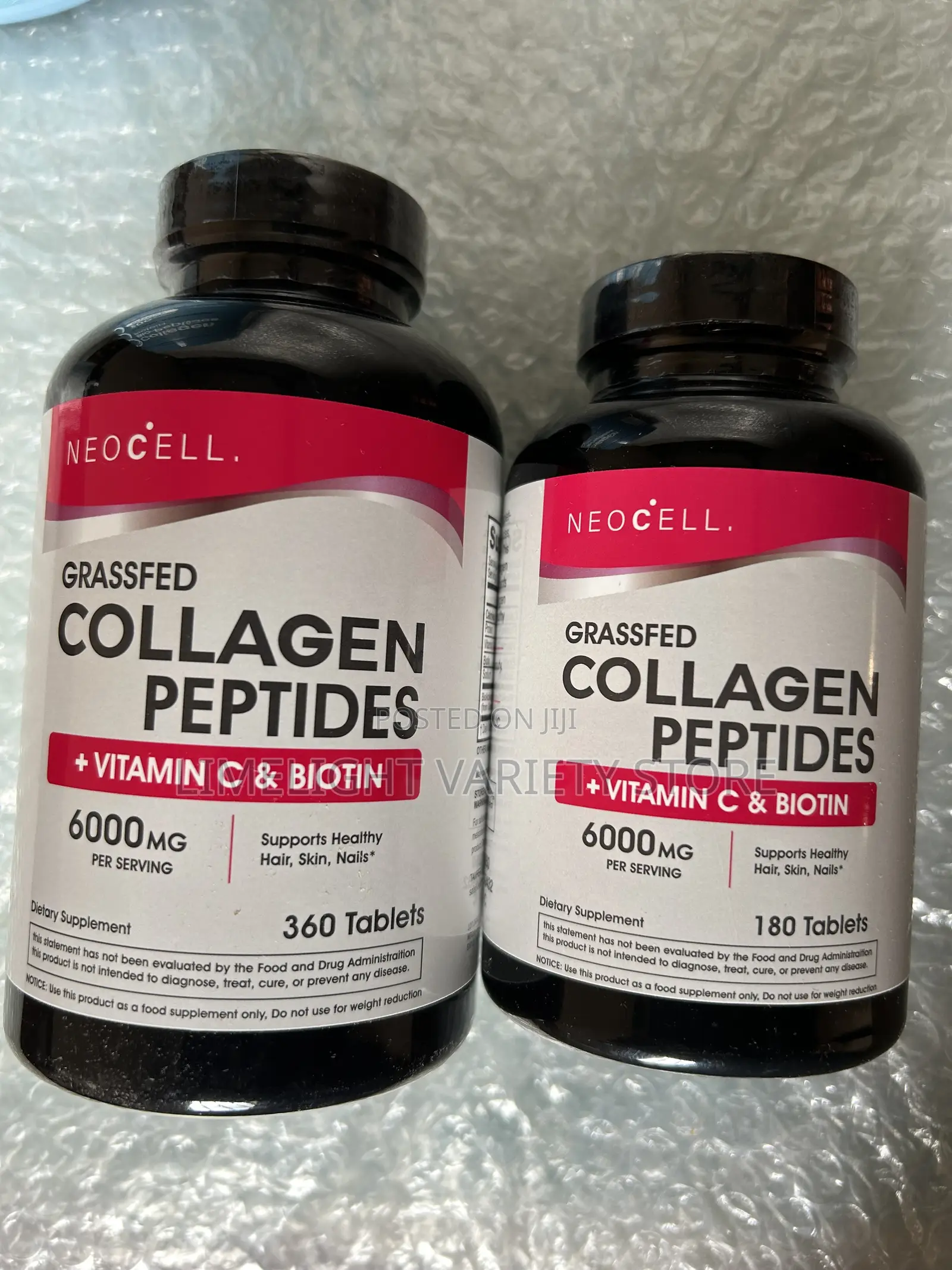 Neocell Grassfed Collagen Peptides_Vitamin C_Biotin_6000mg_360tablets