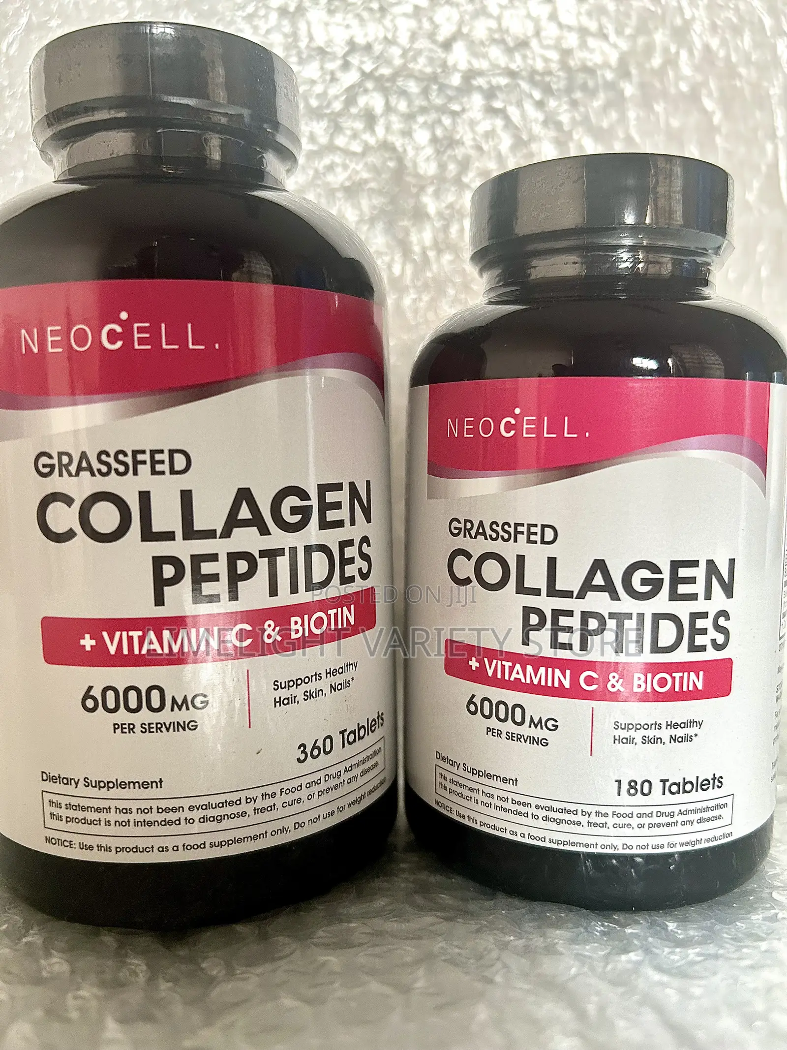 Neocell Grassfed Collagen Peptides_Vitamin C_Biotin_6000mg_360tablets