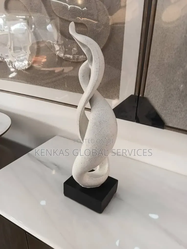 Modern Abstract Intertwined Sculpture