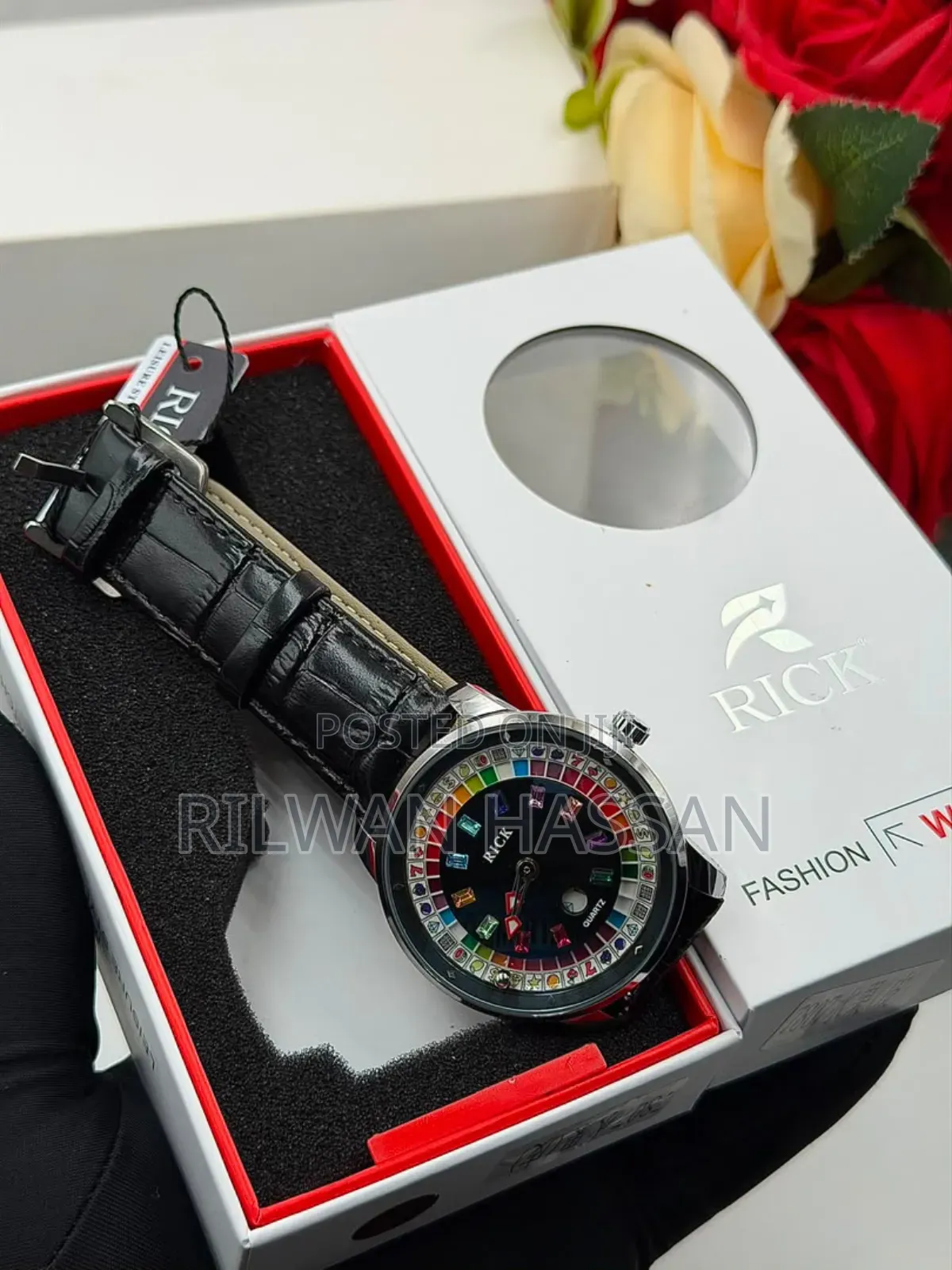 Rick Genuine Leather Wrist Watch