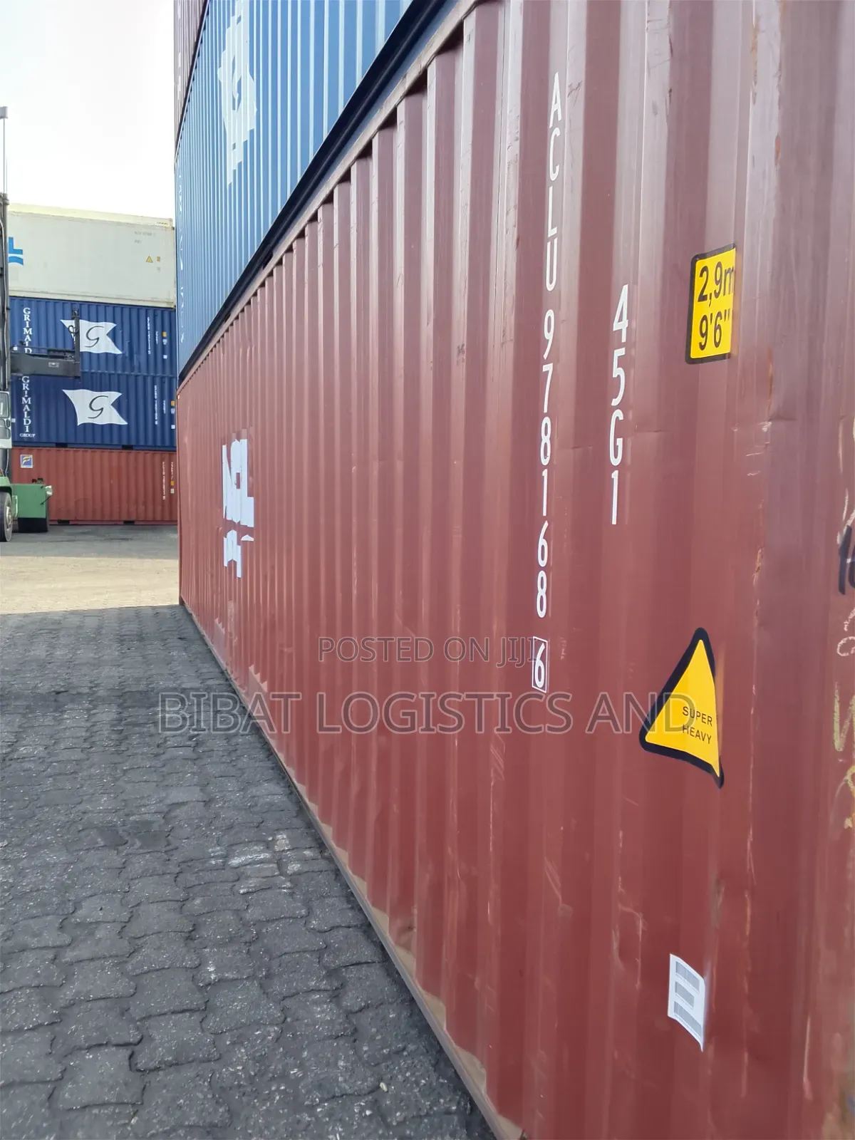 Quality Clean 20ft 40ft Empty CONTAINER