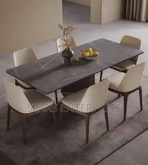 6 Seater Deluxe Marble Dining.