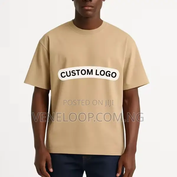 Custom Printed Round Neck T-Shirt With Logo