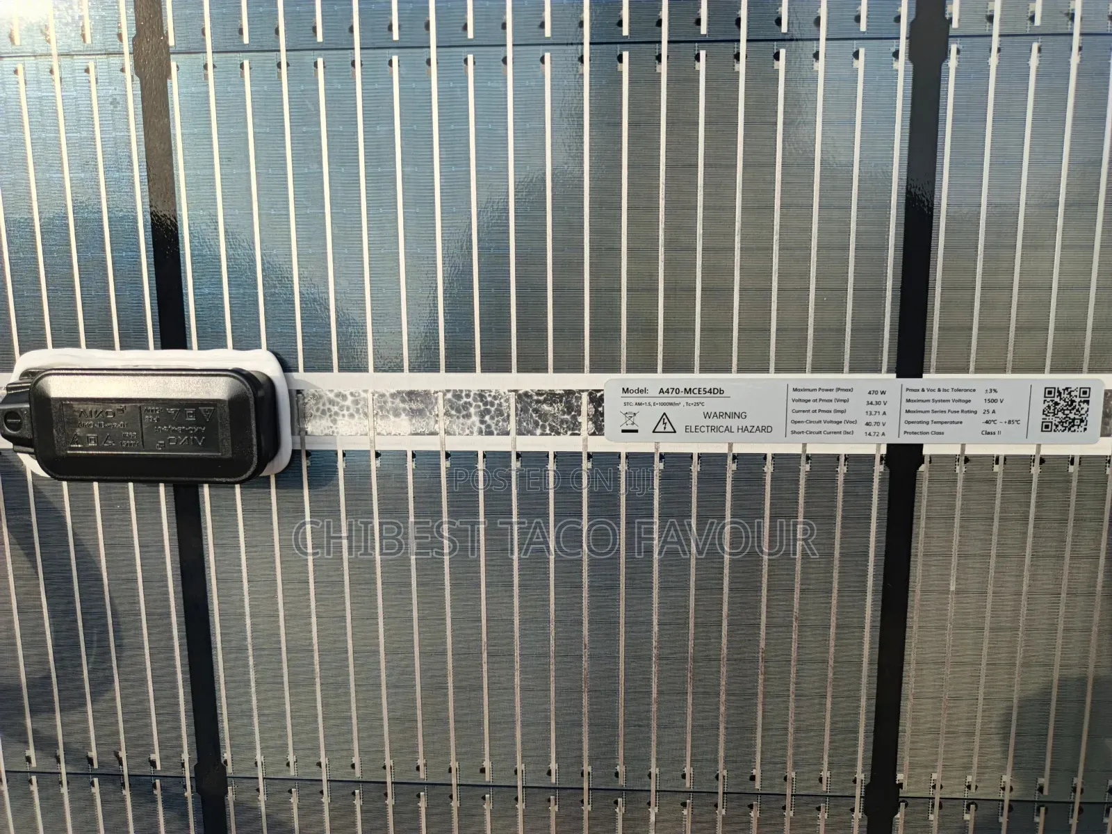 500 Watts High Efficiency Solar Panel