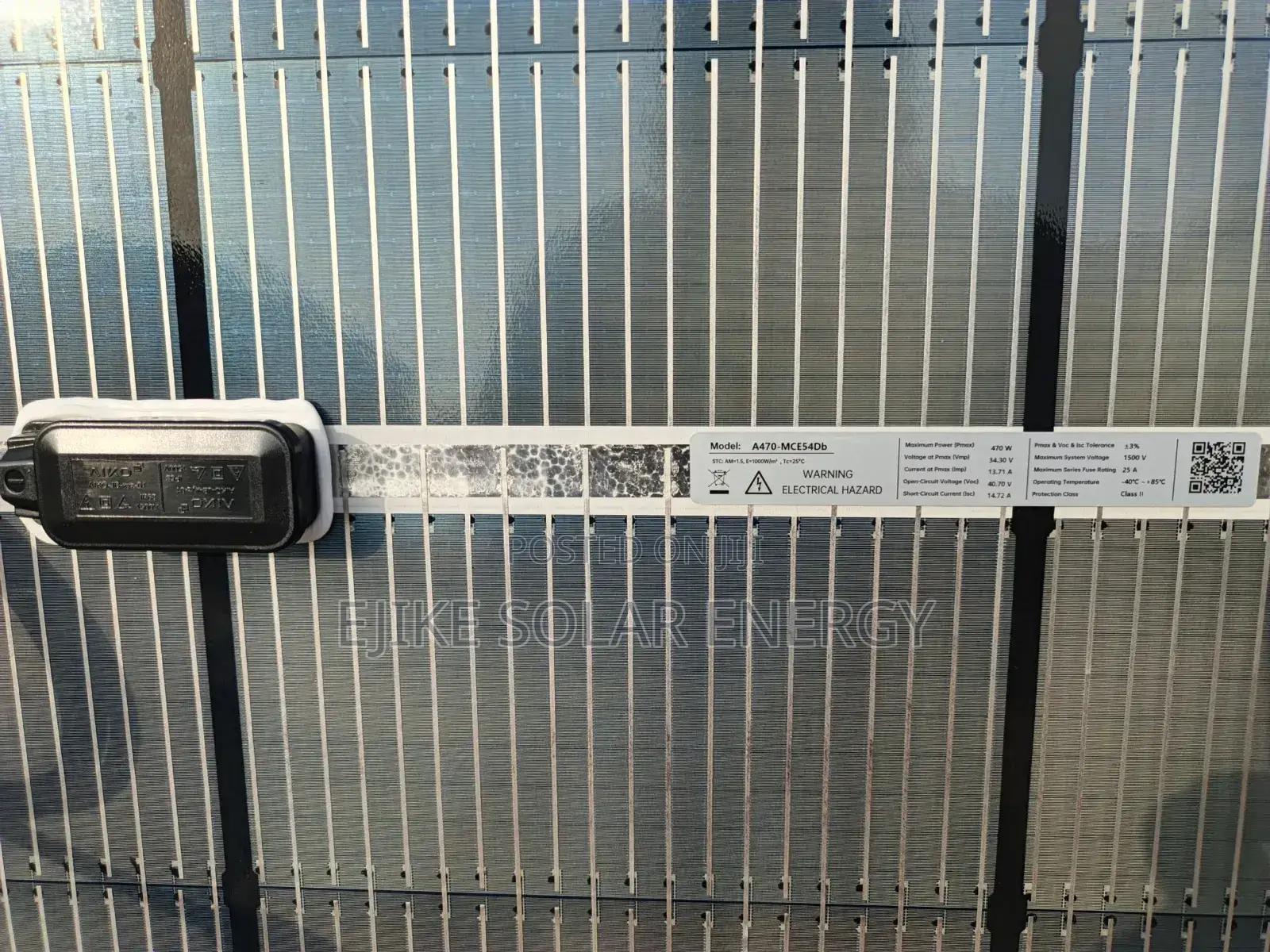 500 Watts High Efficiency Solar Panel