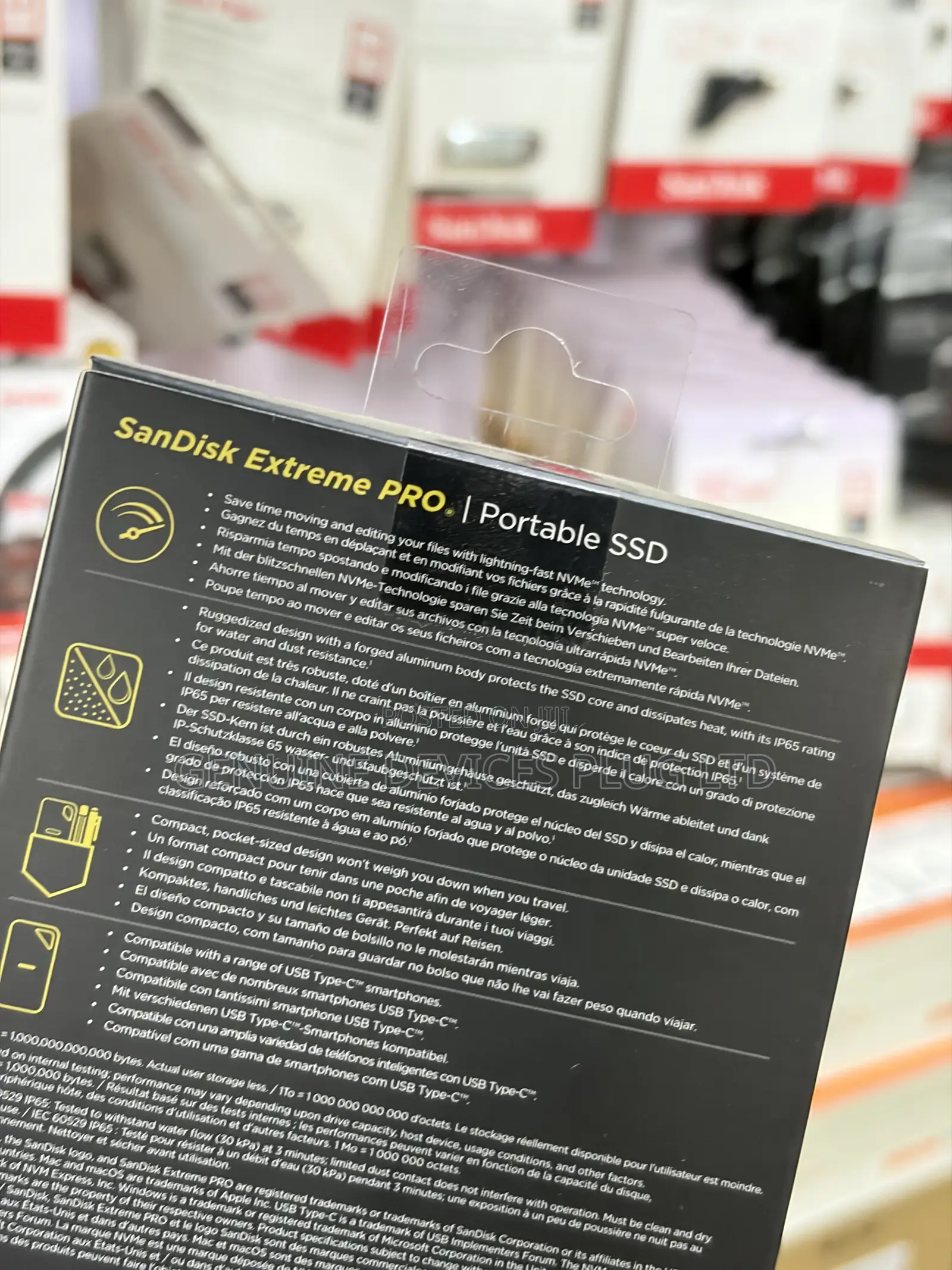SanDisk Extreme Portable SSD - 1TB