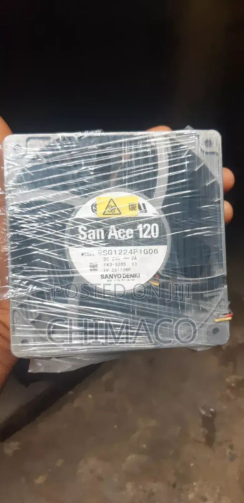 4" DC Axial Panel Fan