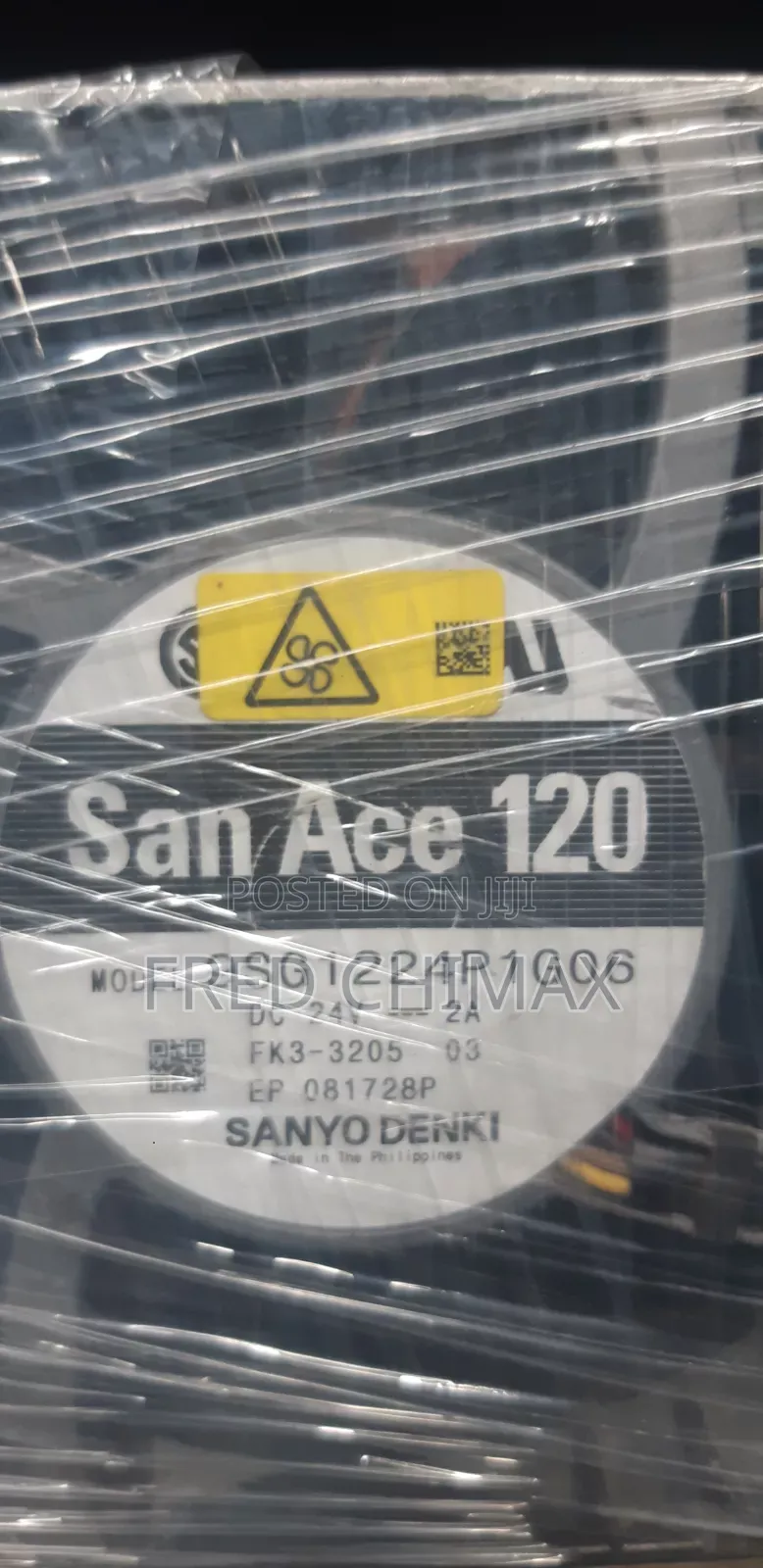 4" DC Axial Panel Fan