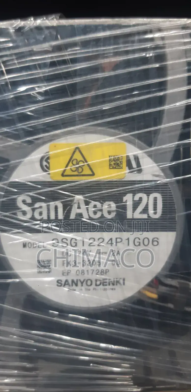 4" DC Axial Panel Fan
