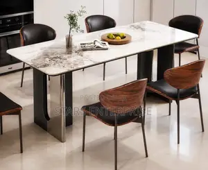 6 Seater Oasis Marble Dining