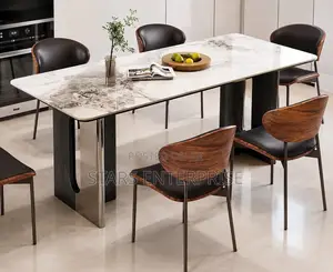 6 Seater Oasis Marble Dining