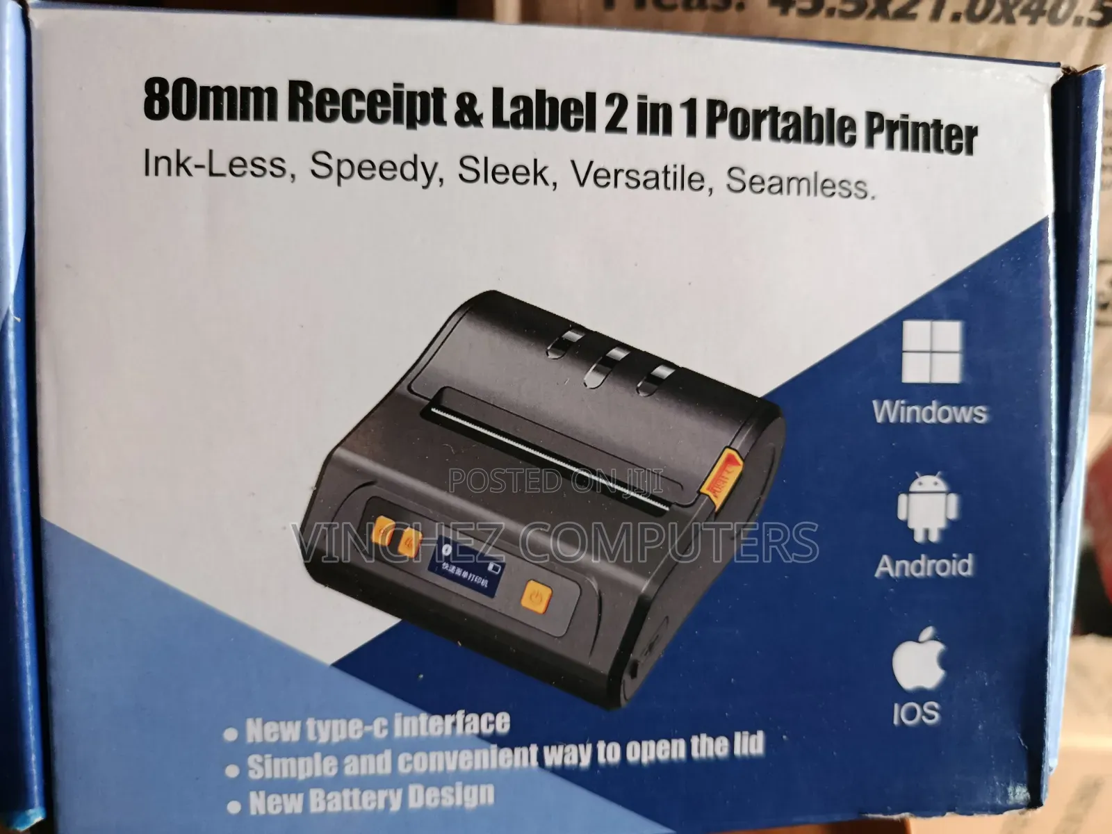 Mobile Bluetooth 80mm Printer