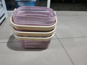 Durable Metal Mesh Fruits and Vegetable Basket-- Kitchen Organizer