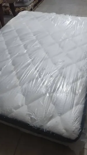 6by6 USA Orthopedic Spring Mattress With 3 Free Pillows and Bed Sheet