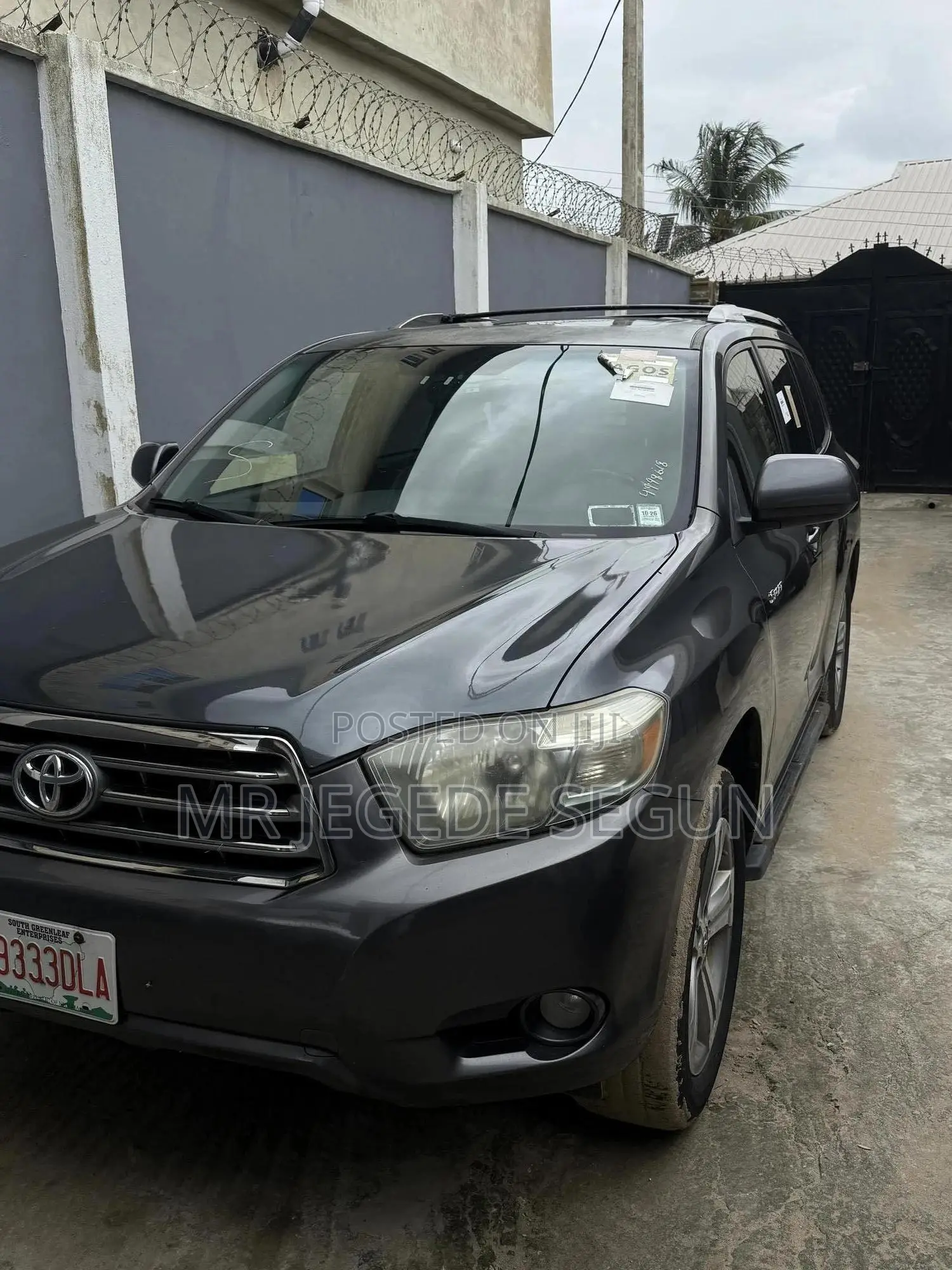 Toyota Highlander Sport 2008 Gray
