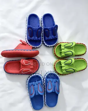 ZHIXIN 331 Cute Rabbit Ears Kids EVA Slippers Two Sizes Wholesale