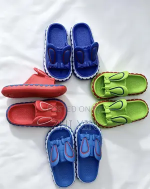 ZHIXIN 331 Cute Rabbit Ears Kids EVA Slippers Two Sizes Wholesale
