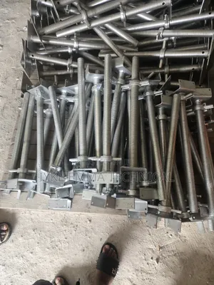 U HEAD Adjustable Galvanized Scaffolding Base Jacks