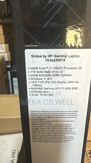 New Laptop HP Victus 16 24GB Intel Core i7 SSD 1T