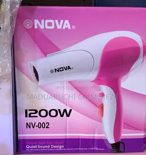 NOVA 1200W Foldable Professional Hair Dryer – Model NV-002