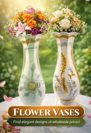 1pc Elegant Designer Ceramic Flower Vase