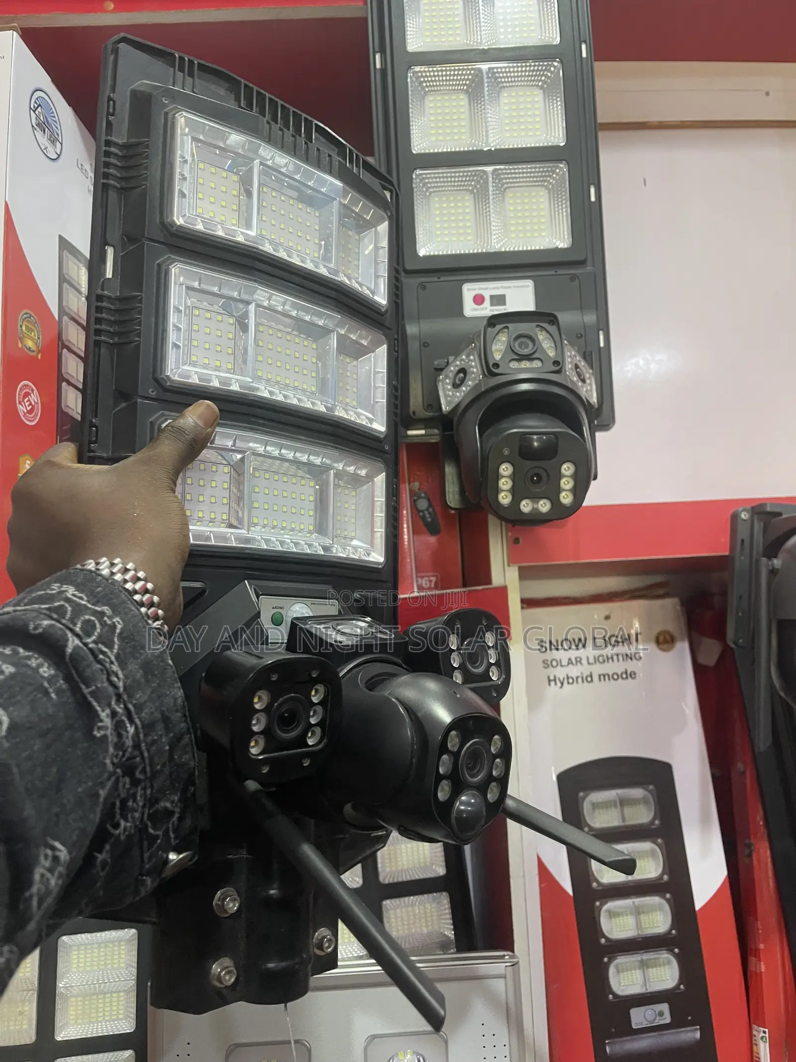 Solar Street Lights Plus Smart Security Camera All in 1