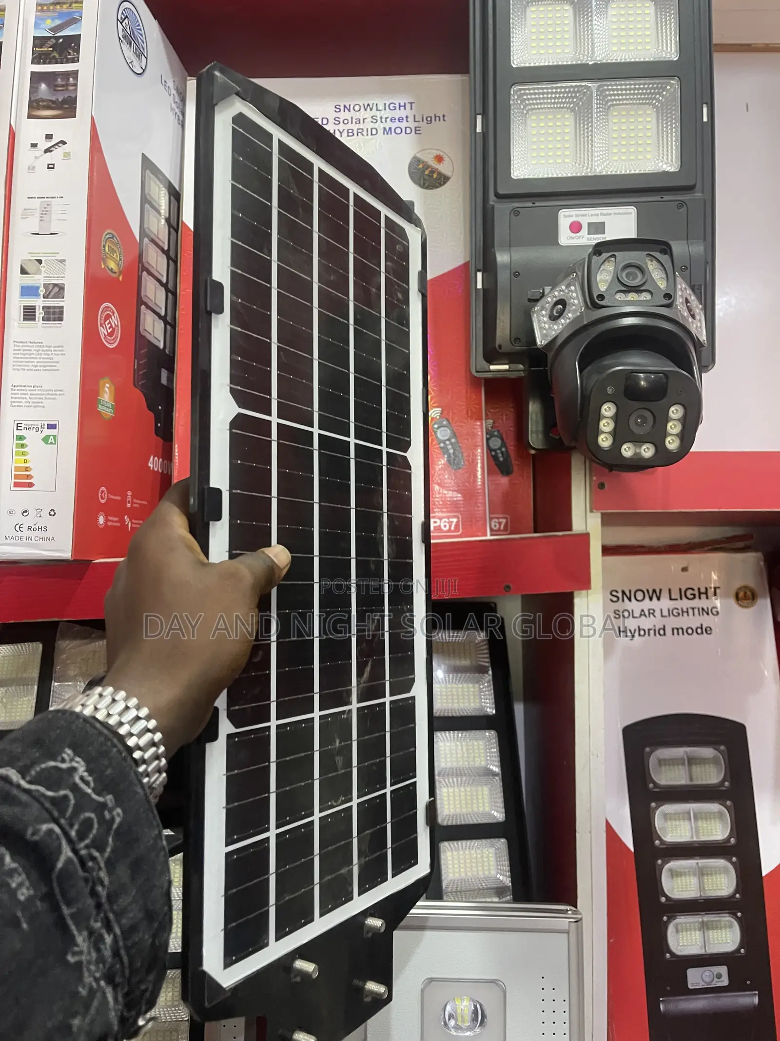 Solar Street Lights Plus Smart Security Camera All in 1