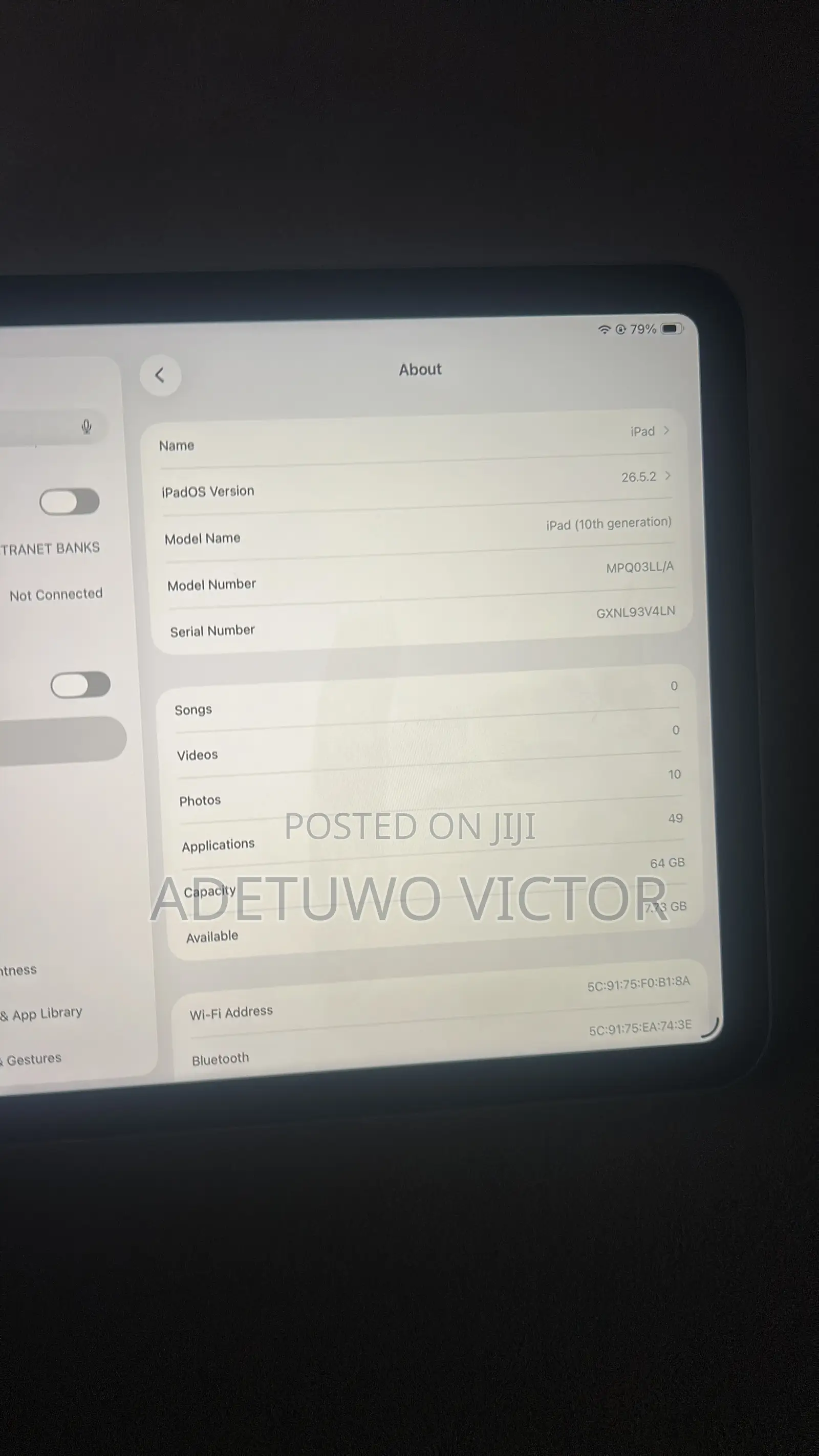 Apple iPad (2022) 64 GB Silver