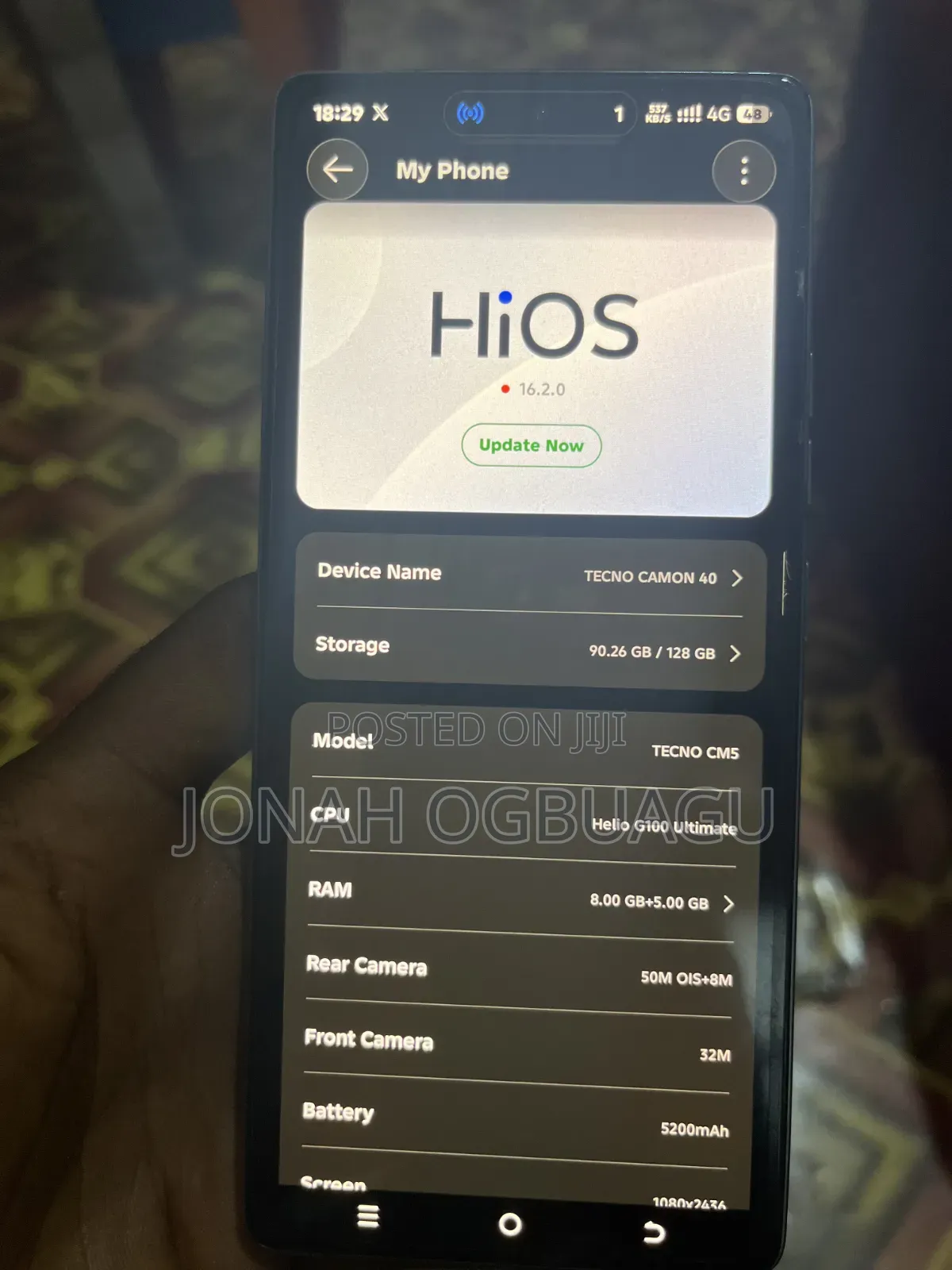 Tecno Camon 40 128 GB White