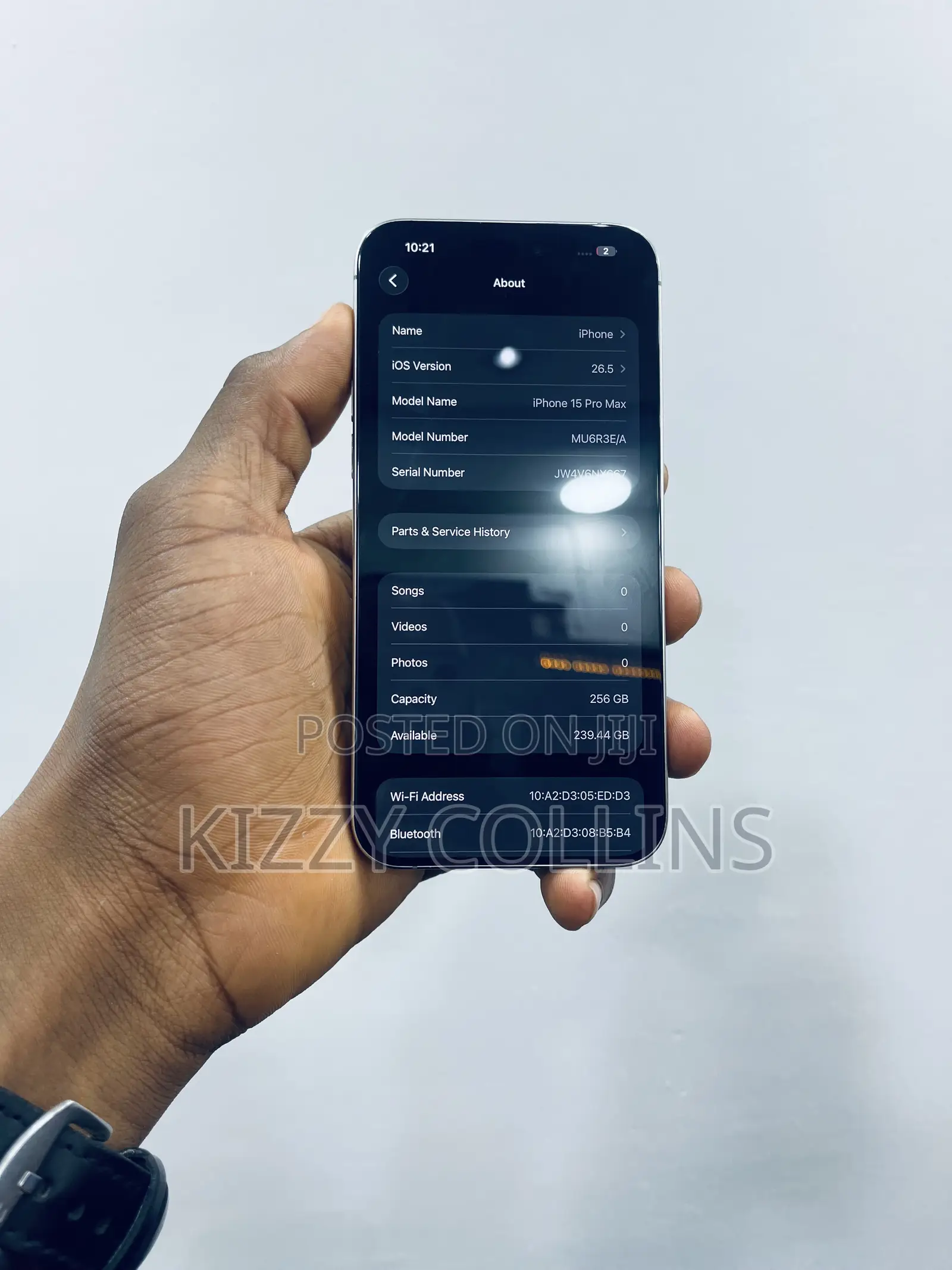 Apple iPhone 15 Pro Max 256 GB Silver