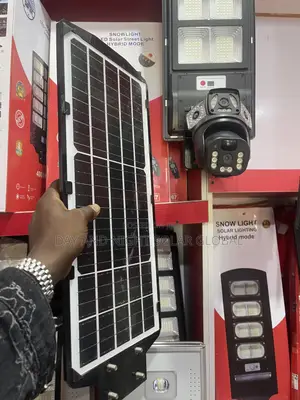 All in 1 Solar Street Lights Plus Smart Security Camera 4lens