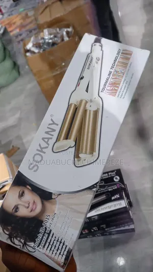 SOKANY 3 Barrel Hair Waver Curling Iron – Tourmaline Hair Styler
