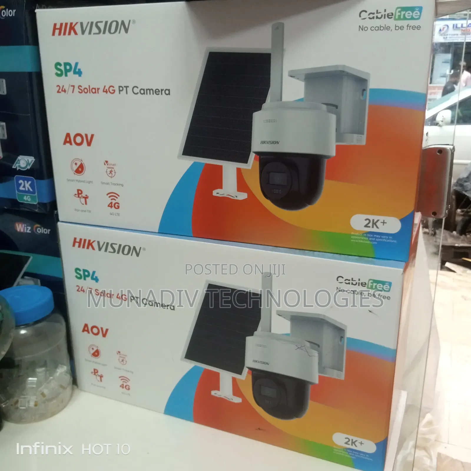 Hik Vision Sp4 24/7 Solar 4G PTCamera