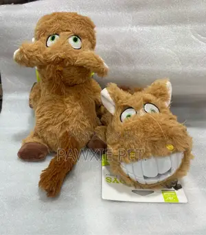 Nunbell Pet Plush Squeaky Treat Dispenser Toy