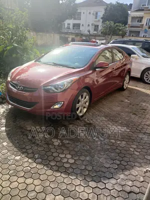 Hyundai Elantra Limited 2012 Red